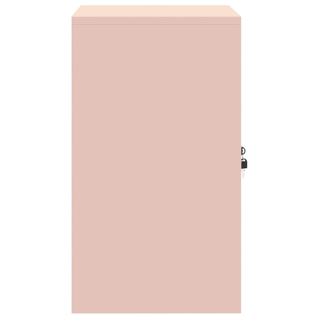 Aufbewahrungsschrank Rosa 60 x 40 x 70 cm Stahl