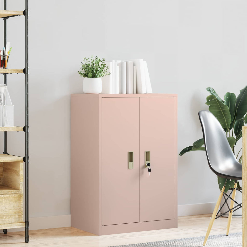 Aufbewahrungsschrank Rosa 60 x 40 x 90 cm Stahl