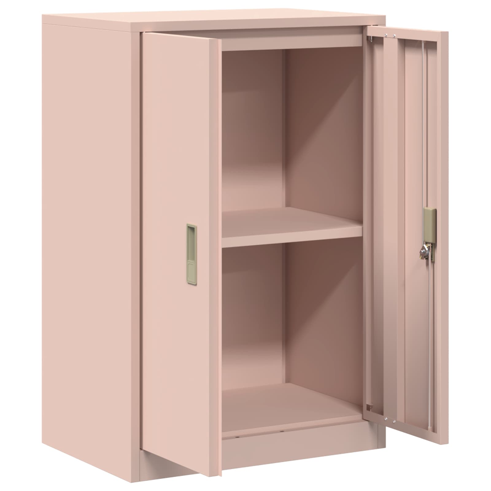 Aufbewahrungsschrank Rosa 60 x 40 x 90 cm Stahl