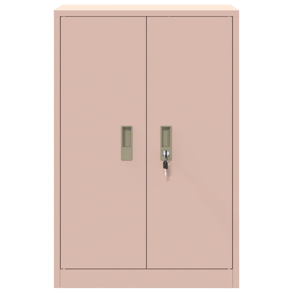 Aufbewahrungsschrank Rosa 60 x 40 x 90 cm Stahl