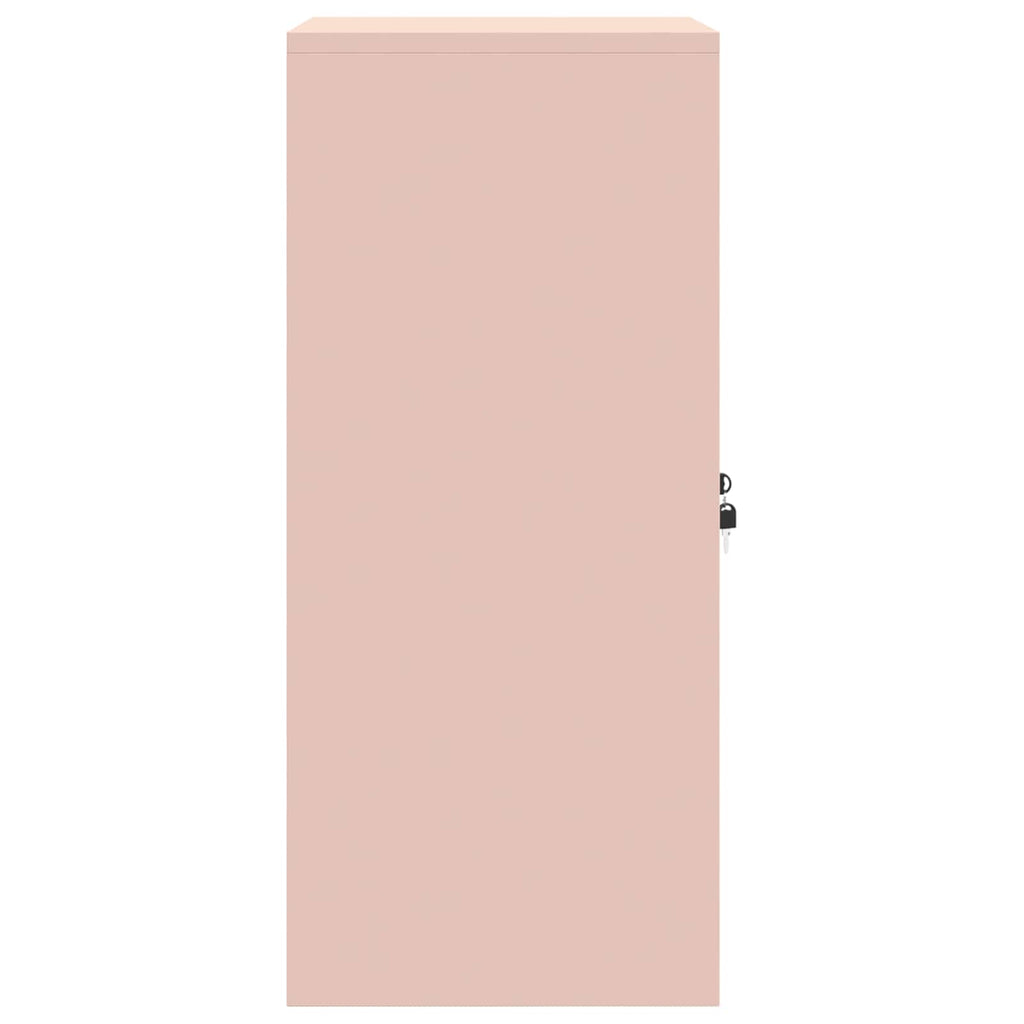 Aufbewahrungsschrank Rosa 60 x 40 x 90 cm Stahl