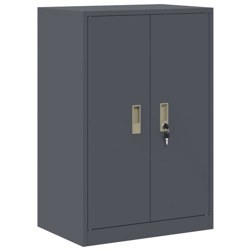 Aufbewahrungsschrank Anthrazit 60 x 40 x 90 cm Stahl
