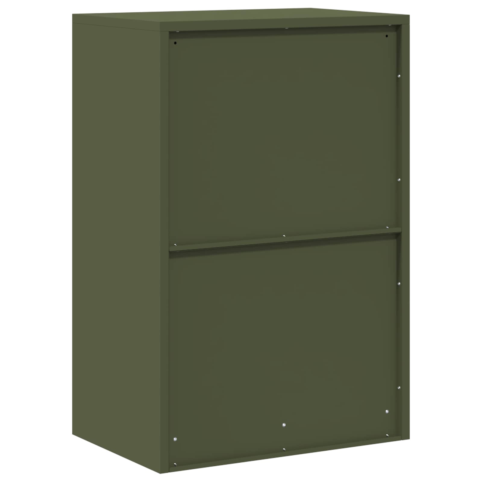 Aufbewahrungsschrank Olive Grün 60 x 40 x 90 cm Stahl