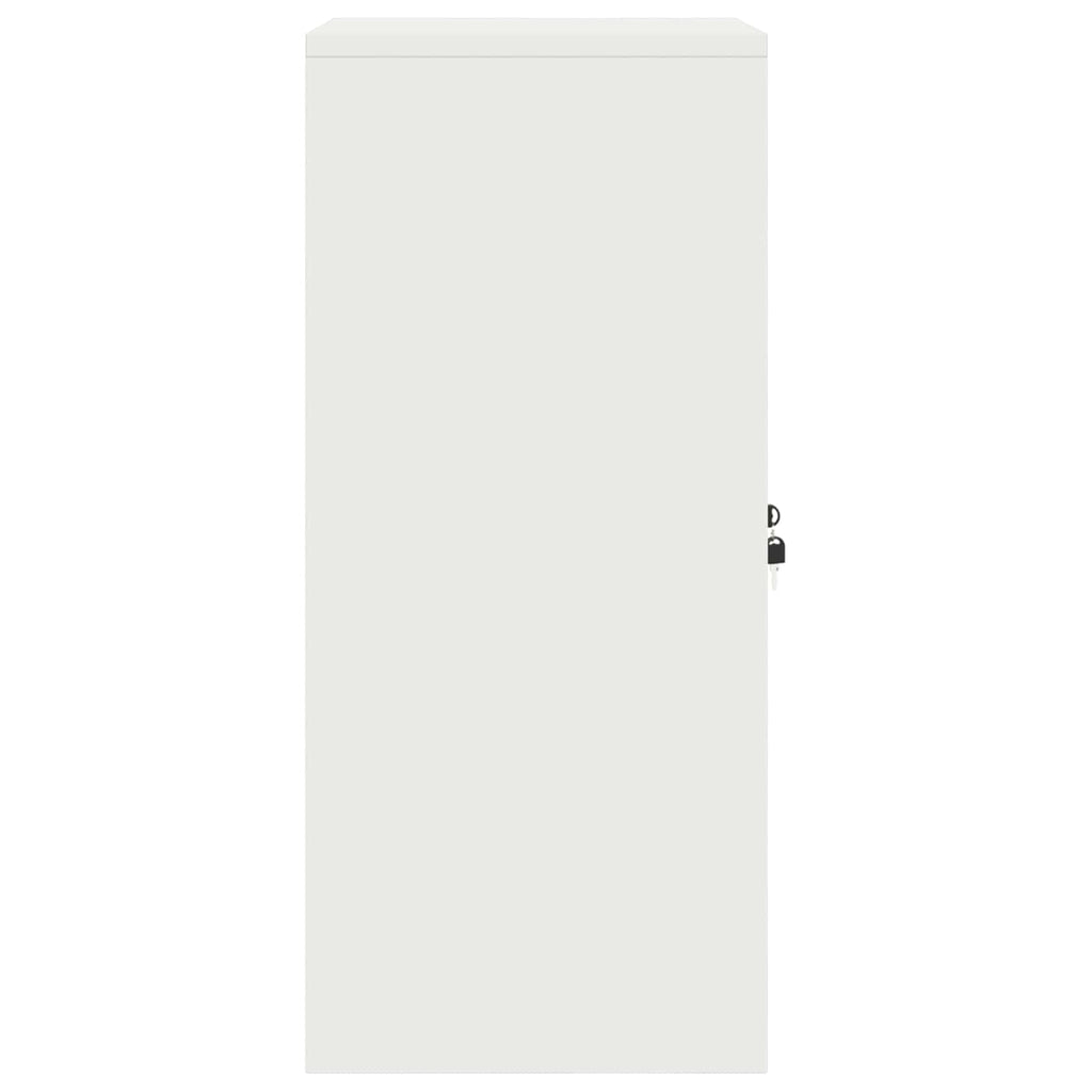 Aufbewahrungsschrank Weiß 60 x 40 x 90 cm Stahl