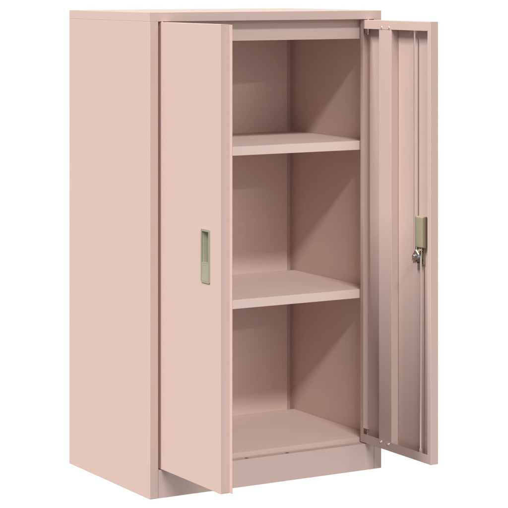 Aufbewahrungsschrank Rosa 60 x 40 x 90 cm Stahl
