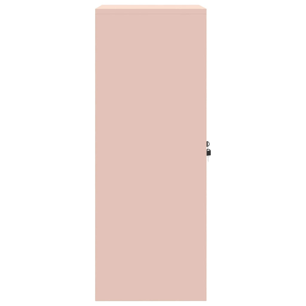 Aufbewahrungsschrank Rosa 60 x 40 x 90 cm Stahl