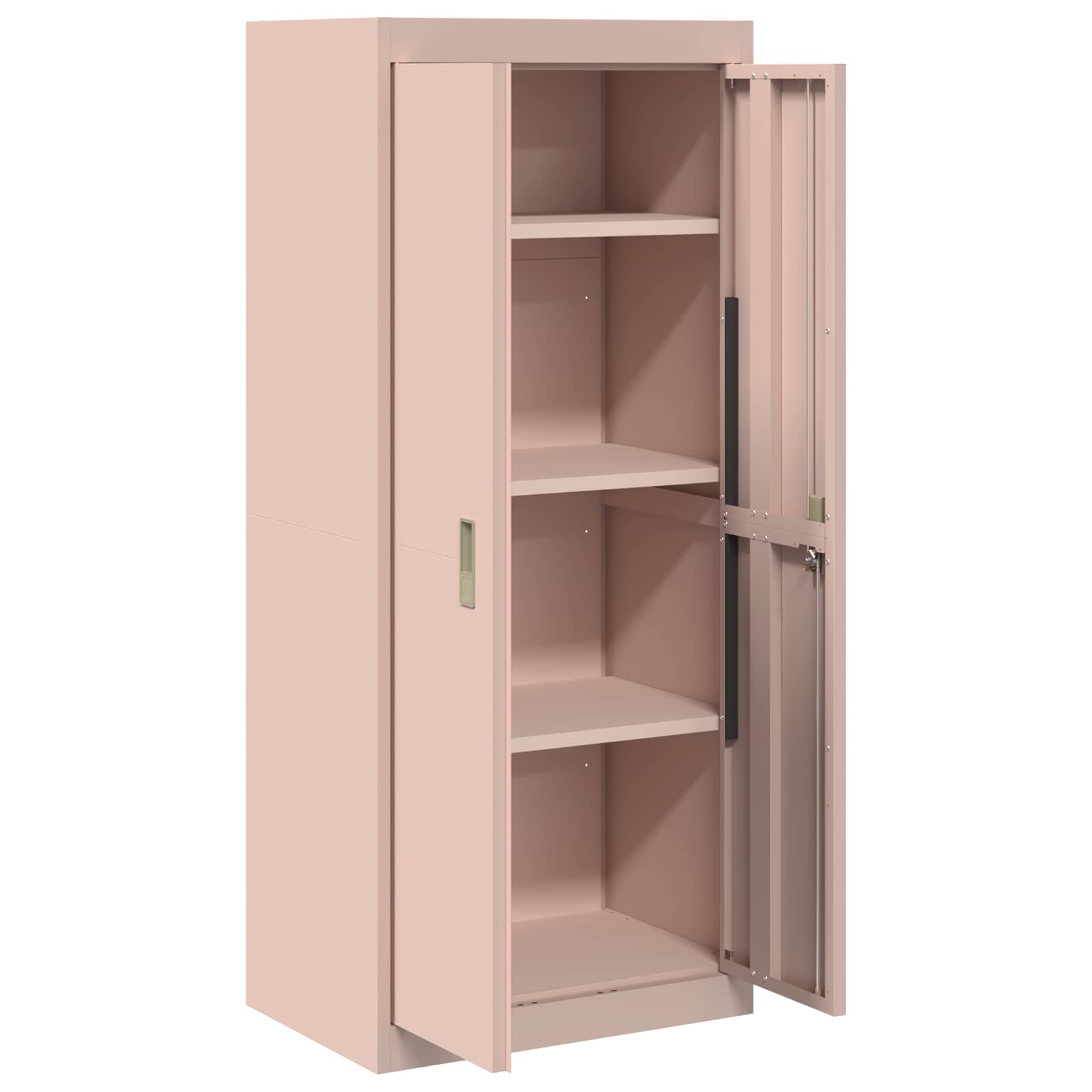 Aufbewahrungsschrank Rosa 60 x 40 x 140 cm Stahl