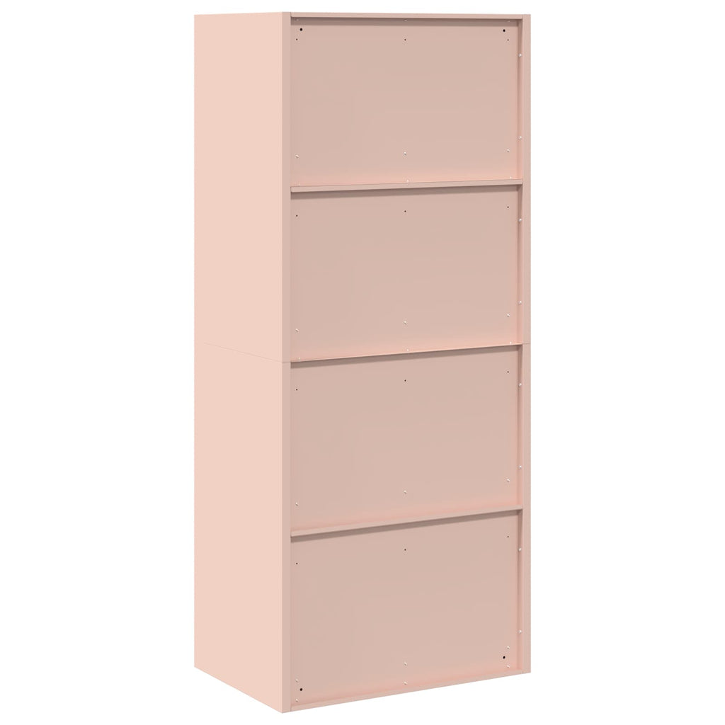 Aufbewahrungsschrank Rosa 60 x 40 x 140 cm Stahl