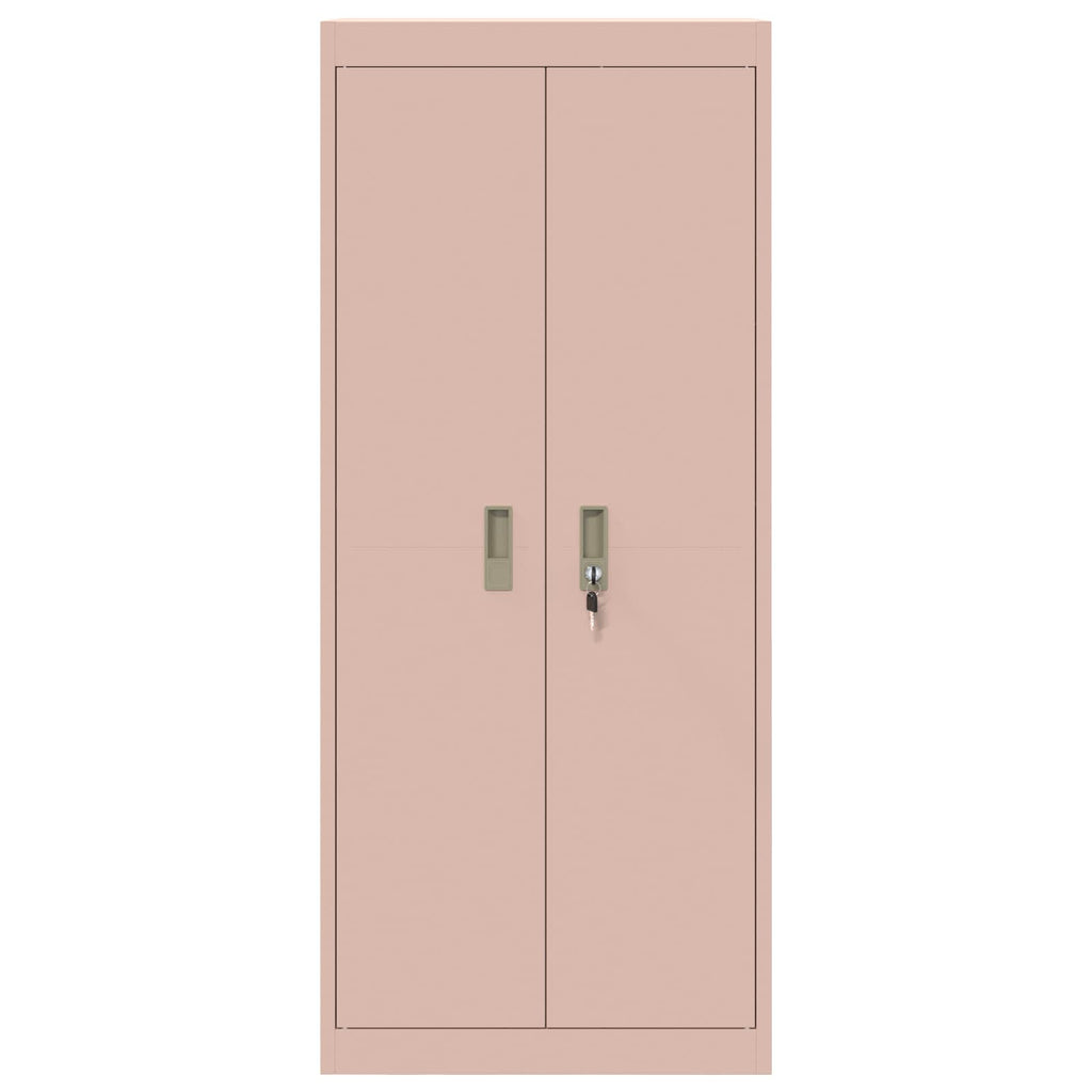 Aufbewahrungsschrank Rosa 60 x 40 x 140 cm Stahl