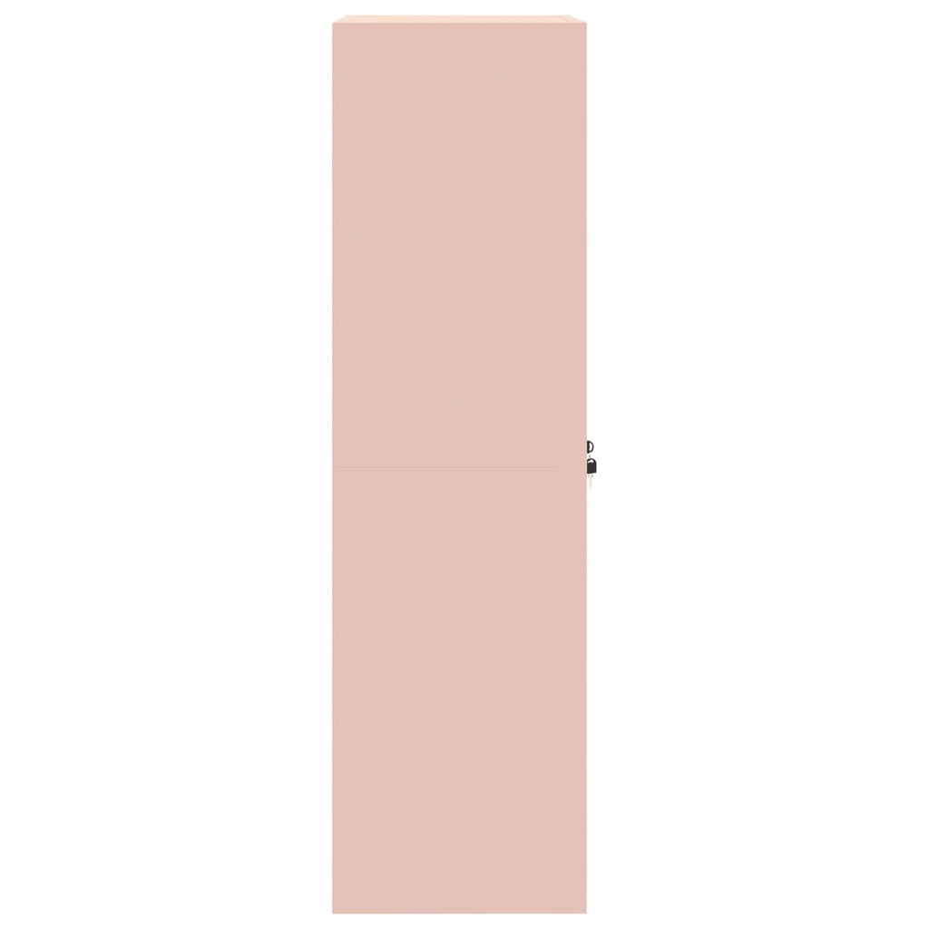 Aufbewahrungsschrank Rosa 60 x 40 x 140 cm Stahl