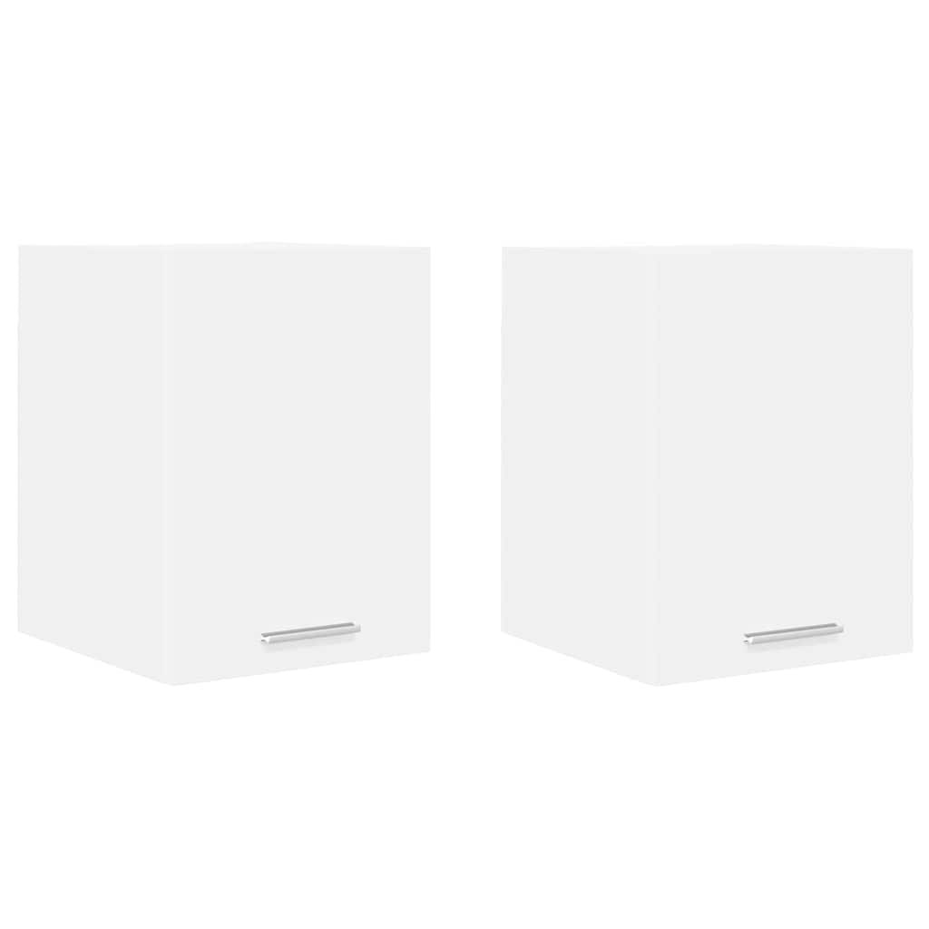 Hängeschrank mit Tür 2 pcs Weiß 30 x 31 x 40 cm Holzwerkstoff