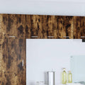 Hängeschrank 2 pcs Geräucherte Eiche und Weiß 30 x 31 x 40 cm
