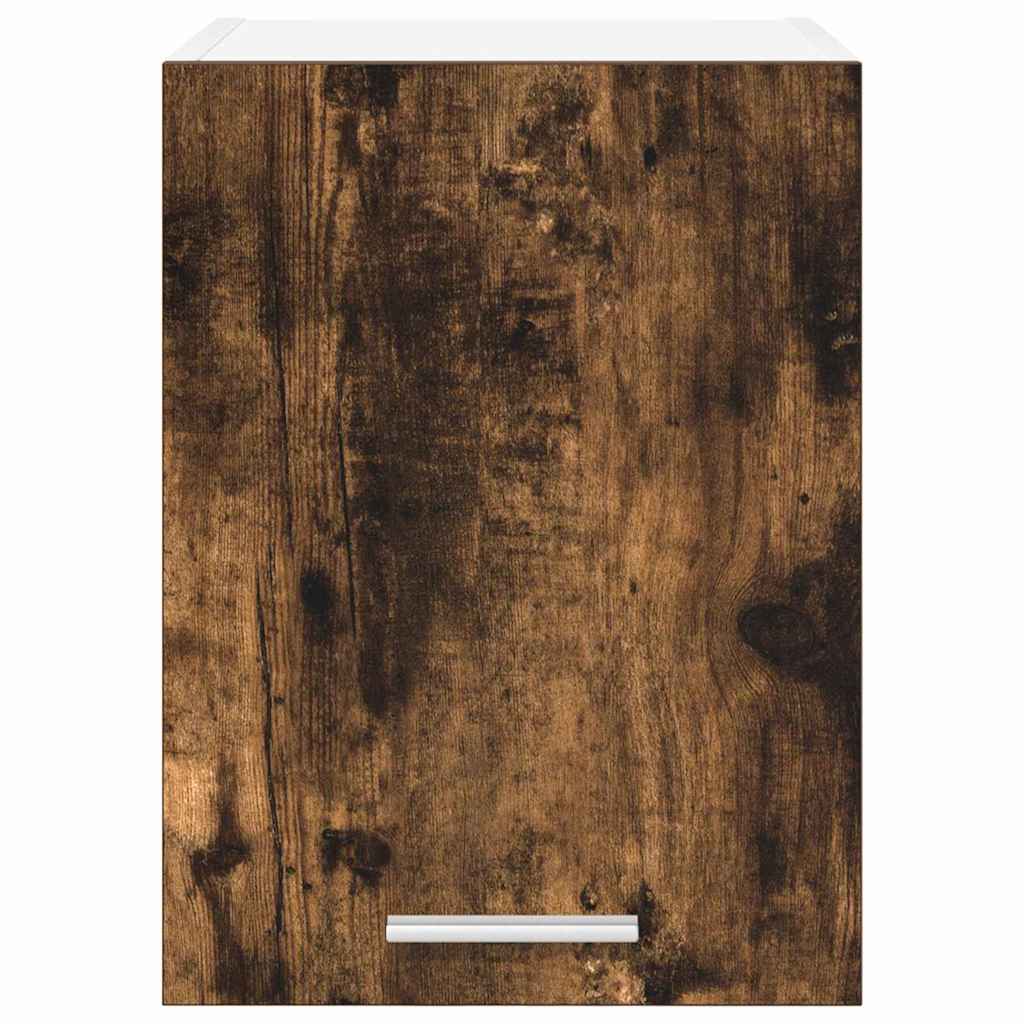 Hängeschrank 2 pcs Geräucherte Eiche und Weiß 30 x 31 x 40 cm