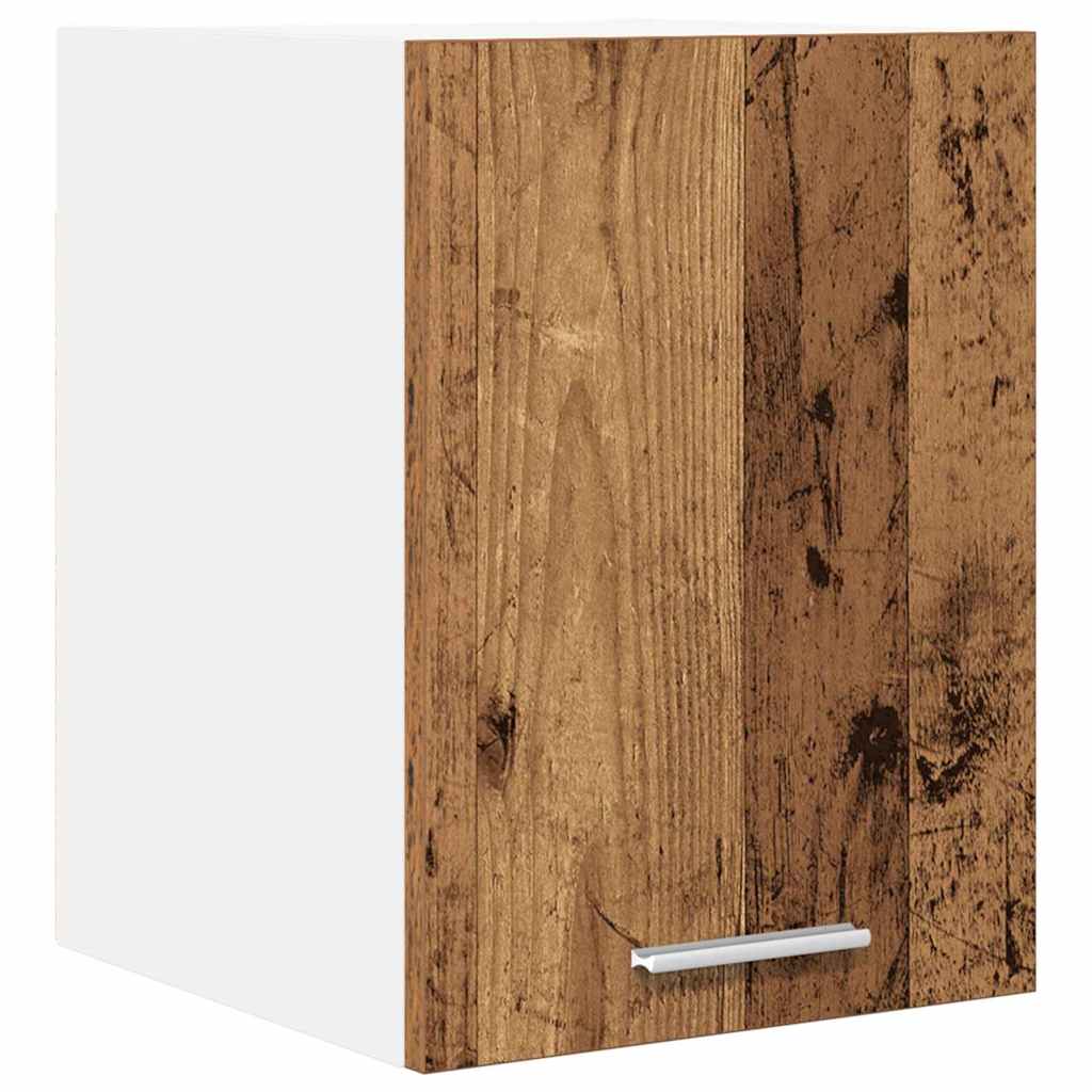 Hängeschrank Altes Holz und Weiß 30 x 31 x 40 cm Holzwerkstoff