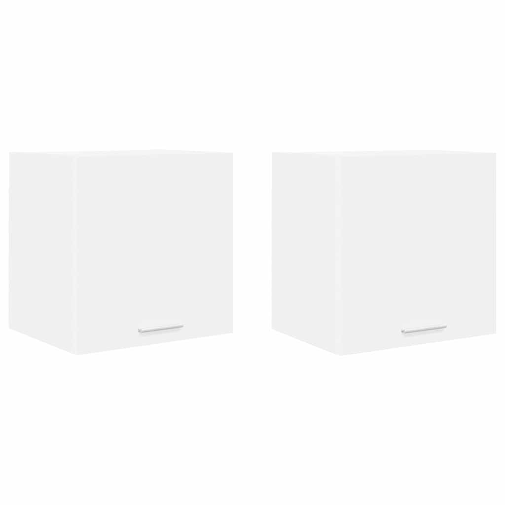 Hängeschrank mit Tür 2 pcs Weiß 40 x 31 x 40 cm Holzwerkstoff