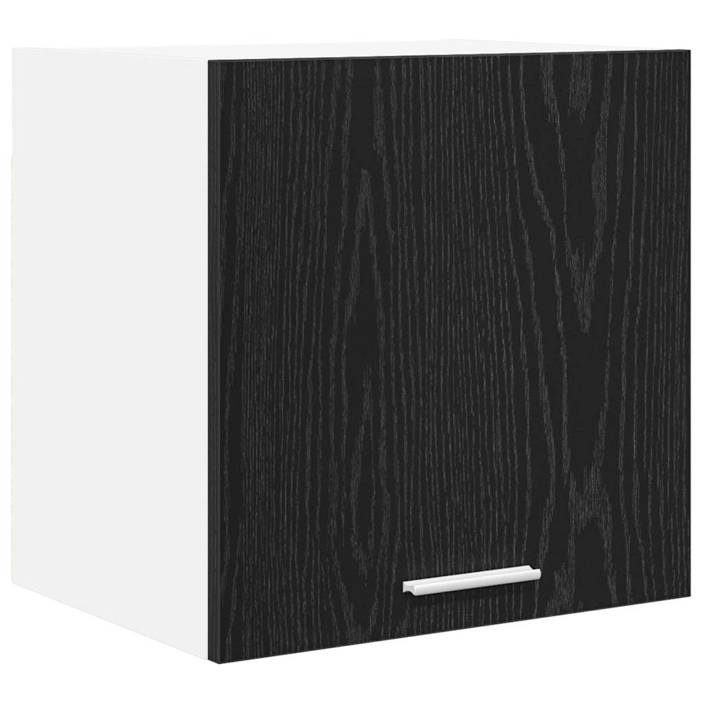 Hängeschrank 2 pcs Schwarze Eiche und Weiß 40 x 31 x 40 cm