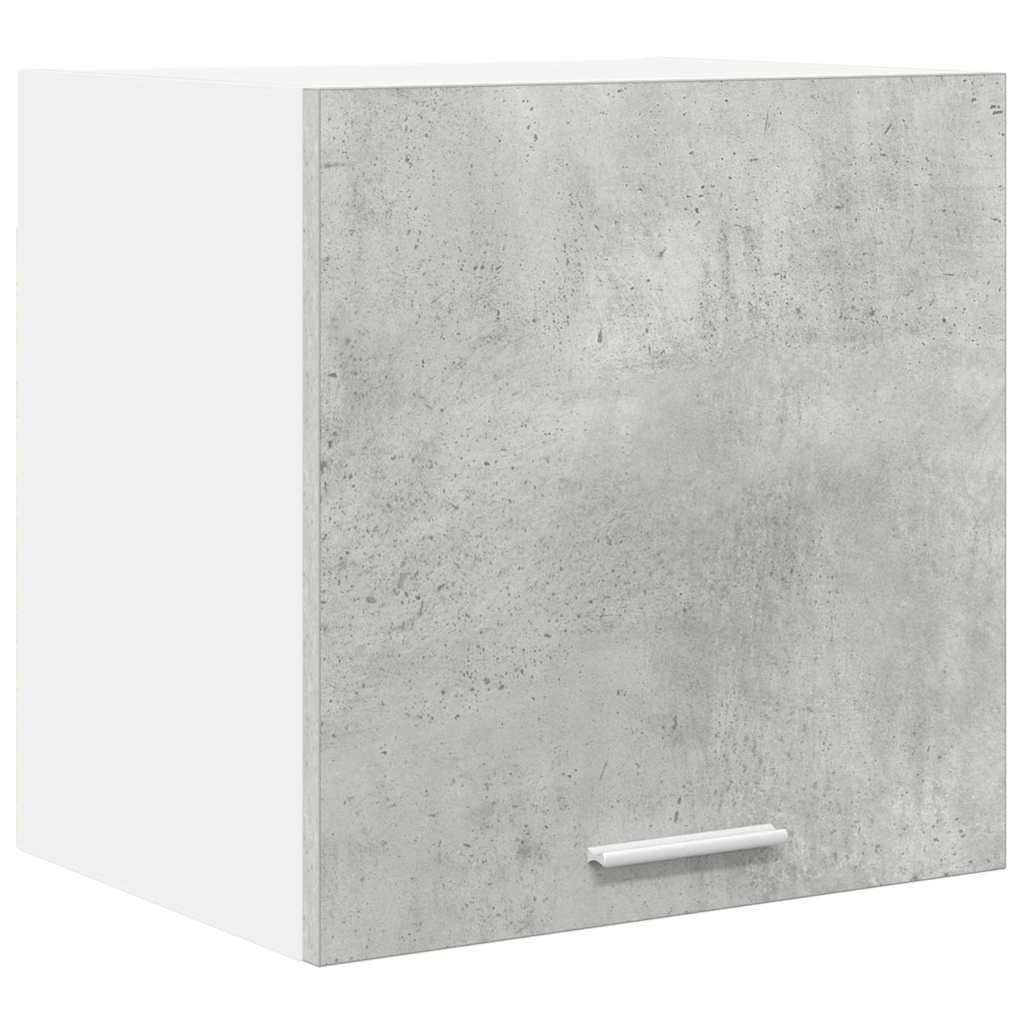 Hängeschrank mit Tür 2 pcs Betongrau und Weiß 40 x 31 x 40 cm