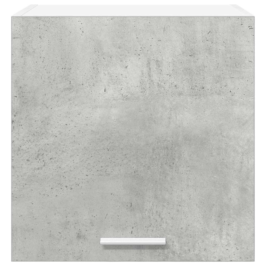 Hängeschrank mit Tür 2 pcs Betongrau und Weiß 40 x 31 x 40 cm