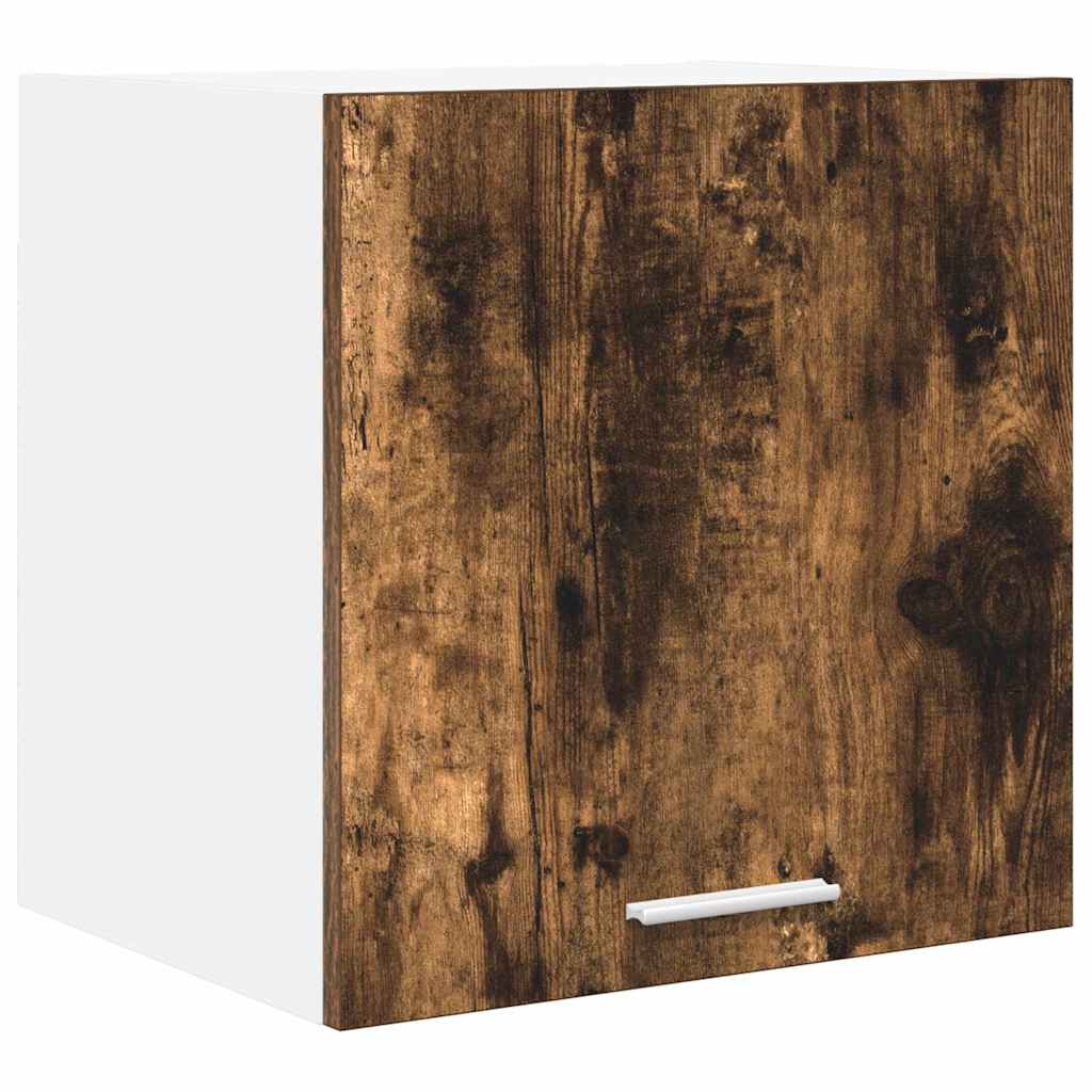 Hängeschrank 2 pcs Geräucherte Eiche und Weiß 40 x 31 x 40 cm