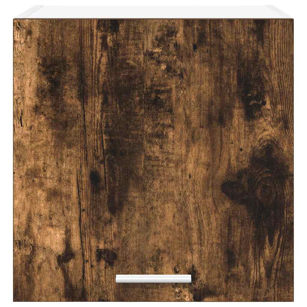 Hängeschrank 2 pcs Geräucherte Eiche und Weiß 40 x 31 x 40 cm