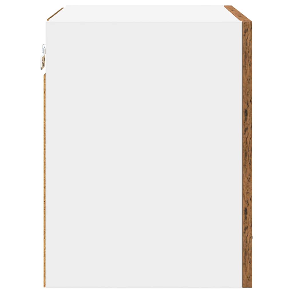 Hängeschrank Altes Holz und Weiß 40 x 31 x 40 cm Holzwerkstoff