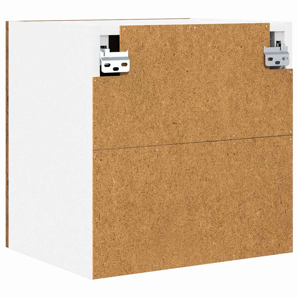 Hängeschrank mit Tür 2 pcs Altes Holz und Weiß 40 x 31 x 40 cm