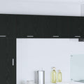 Hängeschrank 2 pcs Schwarze Eiche und Weiß 50 x 31 x 40 cm