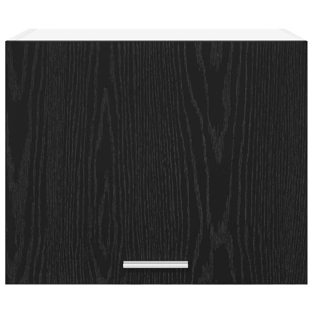 Hängeschrank 2 pcs Schwarze Eiche und Weiß 50 x 31 x 40 cm