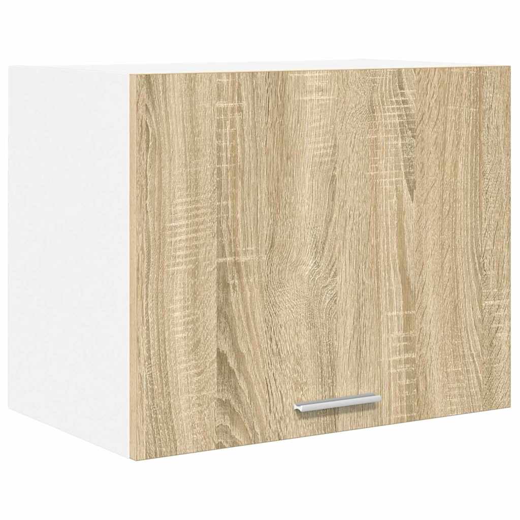 Hängeschrank 2 pcs Sonoma-Eiche und Weiß 50 x 31 x 40 cm