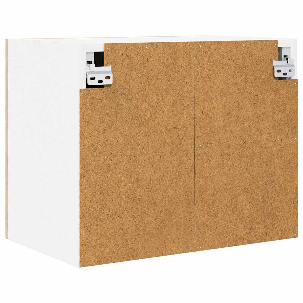 Hängeschrank 2 pcs Sonoma-Eiche und Weiß 50 x 31 x 40 cm