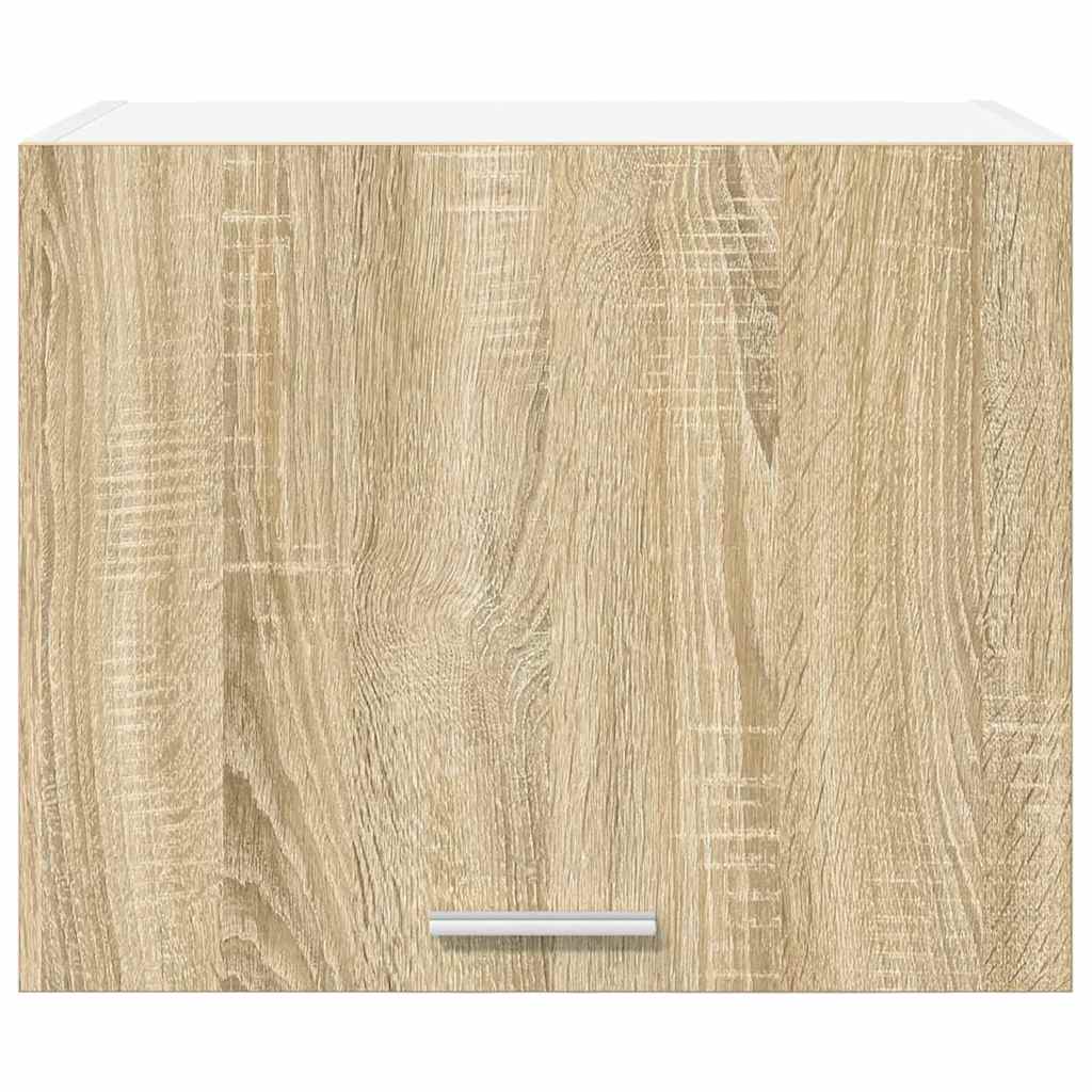 Hängeschrank 2 pcs Sonoma-Eiche und Weiß 50 x 31 x 40 cm