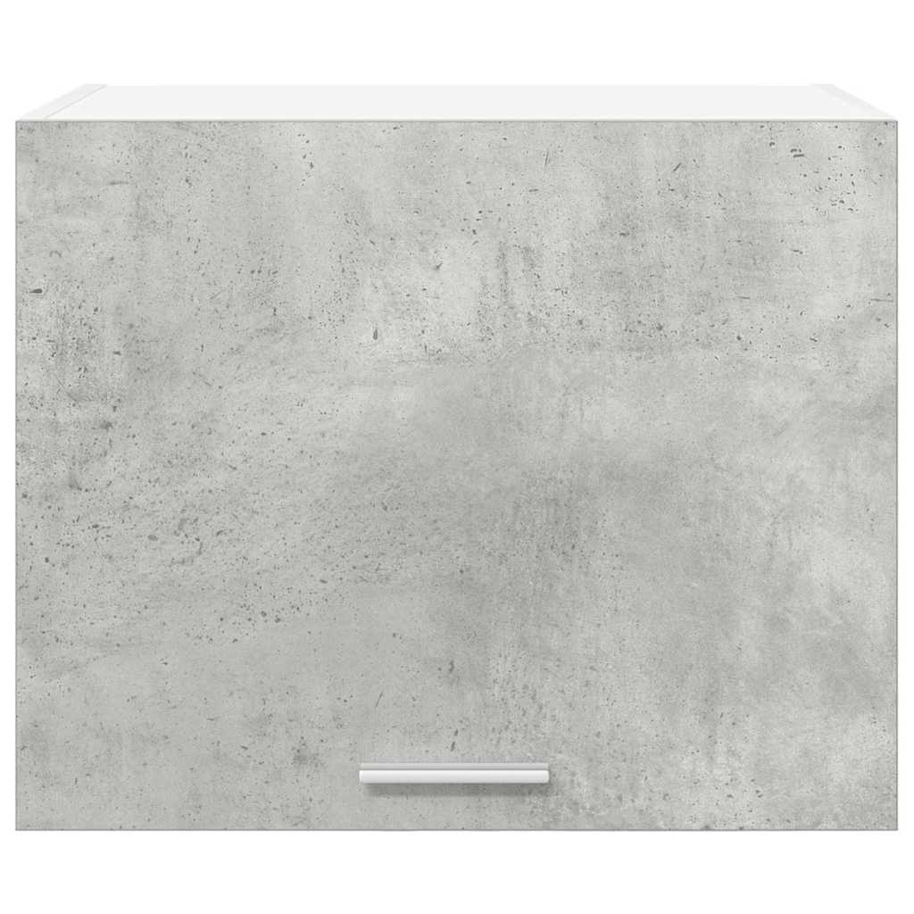 Hängeschrank mit Tür 2 pcs Betongrau und Weiß 50 x 31 x 40 cm