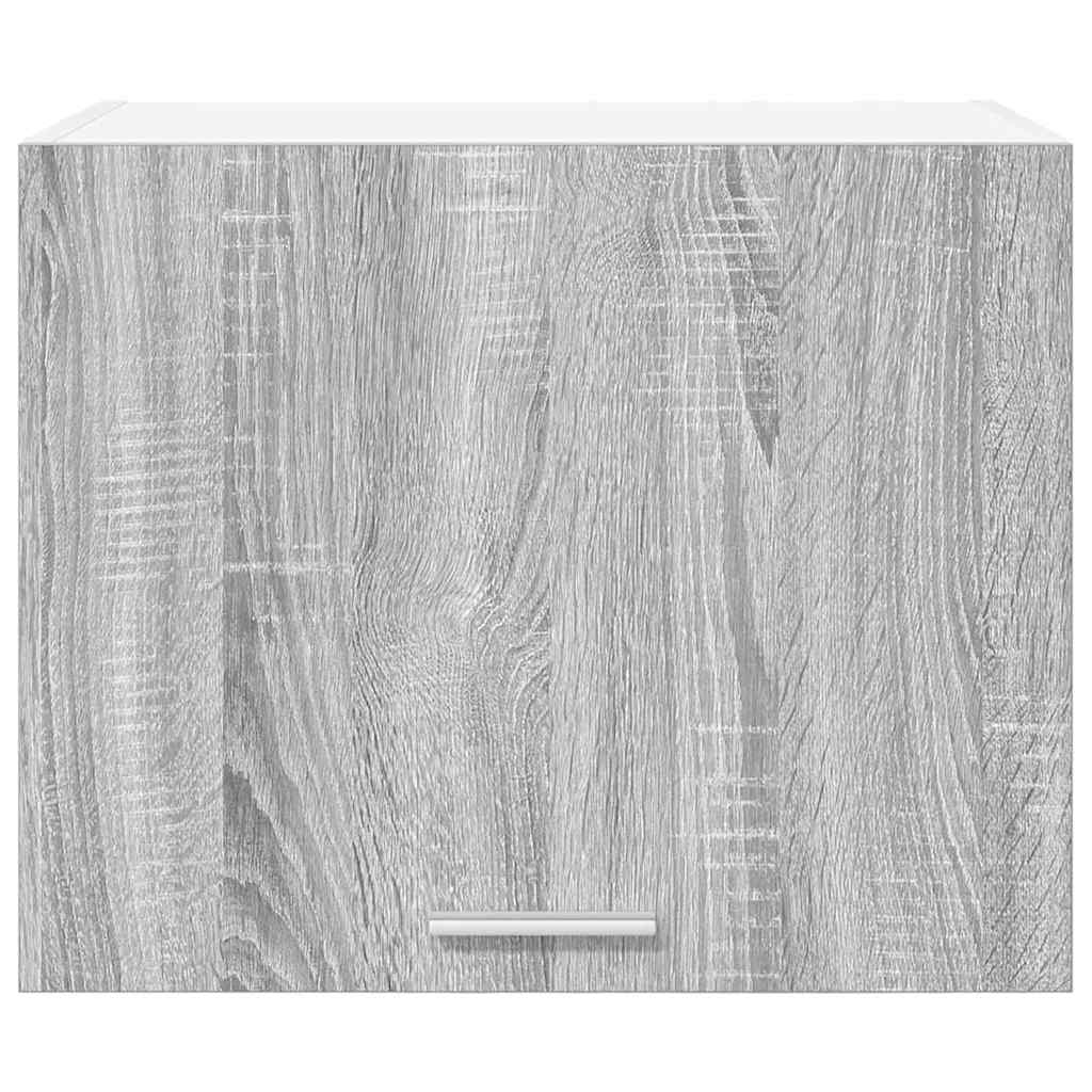 Hängeschrank Grau Sonoma und Weiß 50 x 31 x 40 cm Holzwerkstoff
