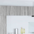 Hängeschrank mit Tür 2 pcs Grau Sonoma und Weiß 50 x 31 x 40 cm