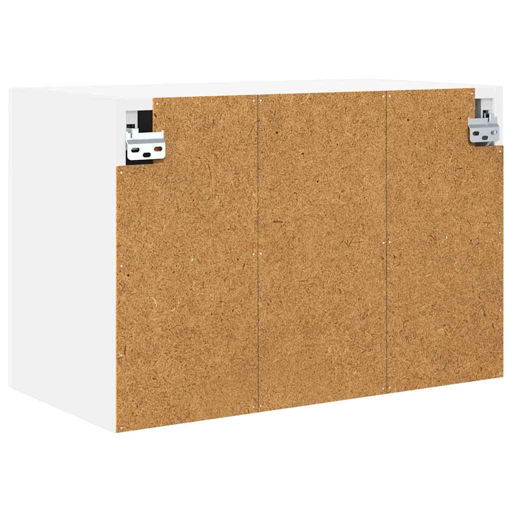 Hängeschrank mit Speicher Weiß 60 x 31 x 40 cm Holzwerkstoff
