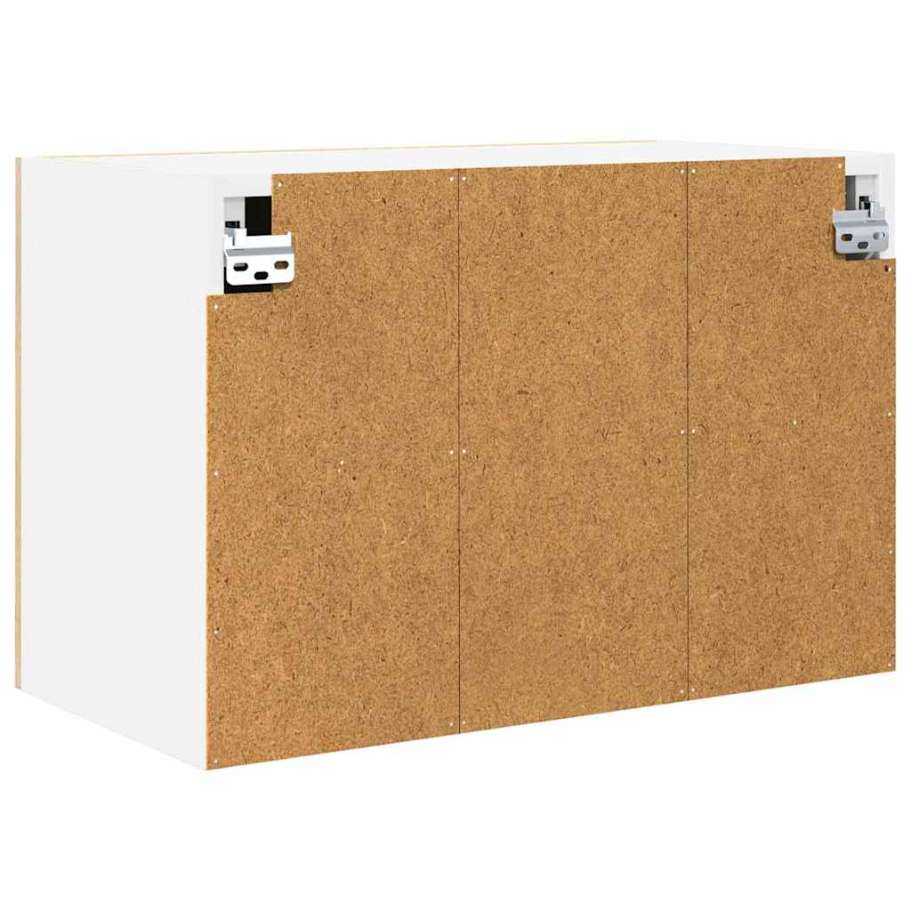 Hängeschrank 2 pcs Sonoma-Eiche und Weiß 60 x 31 x 40 cm