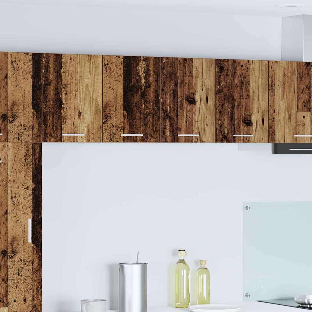 Hängeschrank Altes Holz und Weiß 60 x 31 x 40 cm Holzwerkstoff
