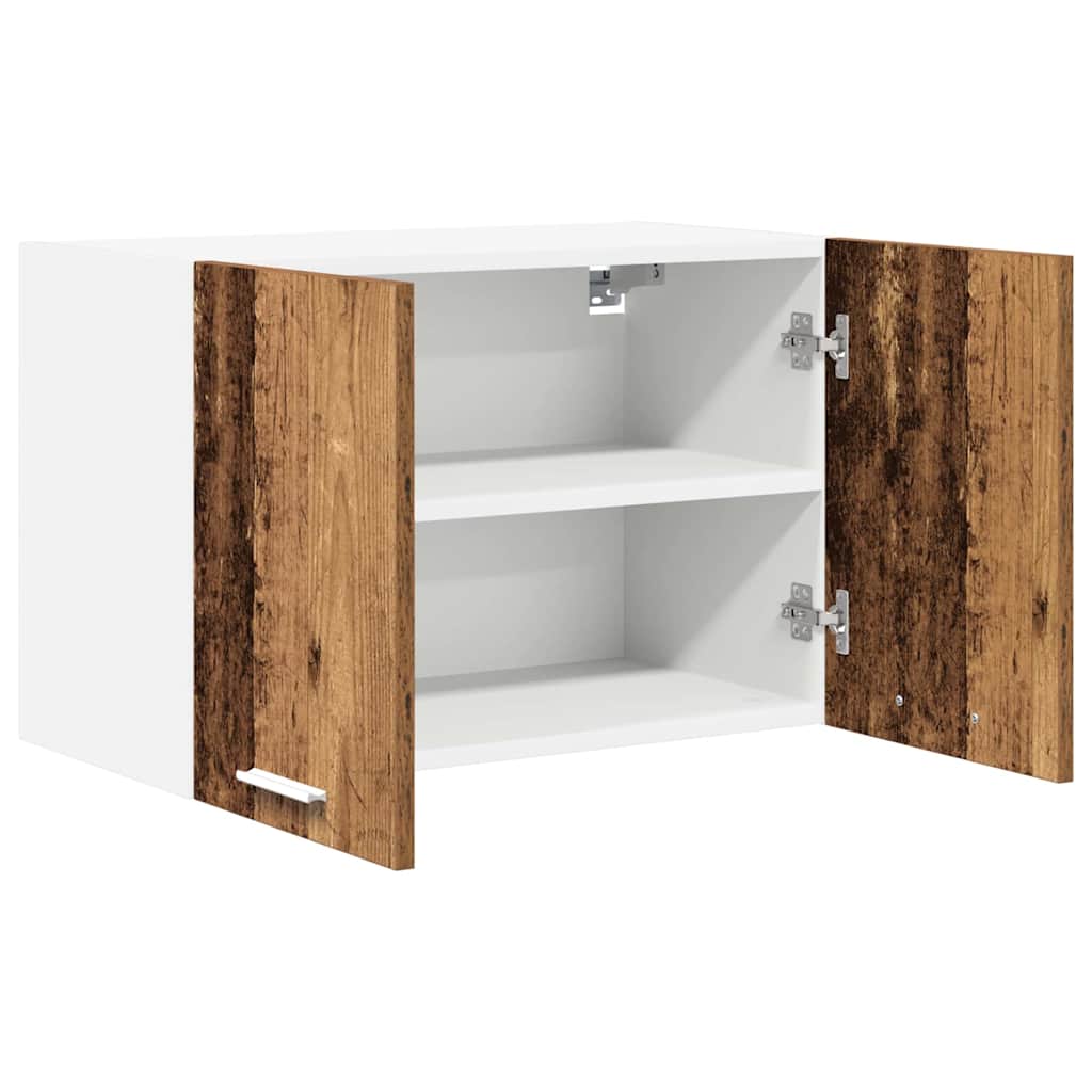 Hängeschrank Altes Holz und Weiß 60 x 31 x 40 cm Holzwerkstoff