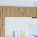 Hängeschrank 2 pcs Artisan-Eiche und Weiß 60 x 31 x 40 cm
