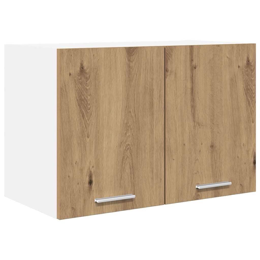 Hängeschrank 2 pcs Artisan-Eiche und Weiß 60 x 31 x 40 cm