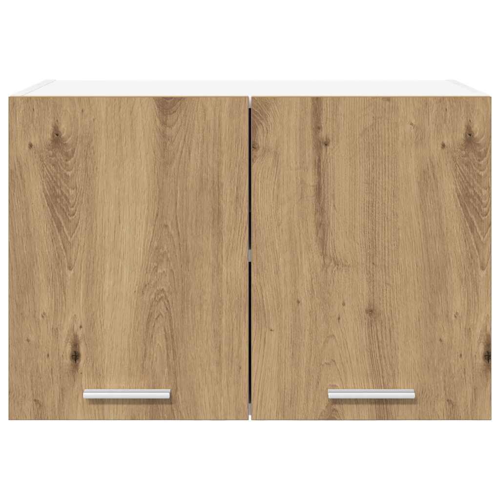 Hängeschrank 2 pcs Artisan-Eiche und Weiß 60 x 31 x 40 cm