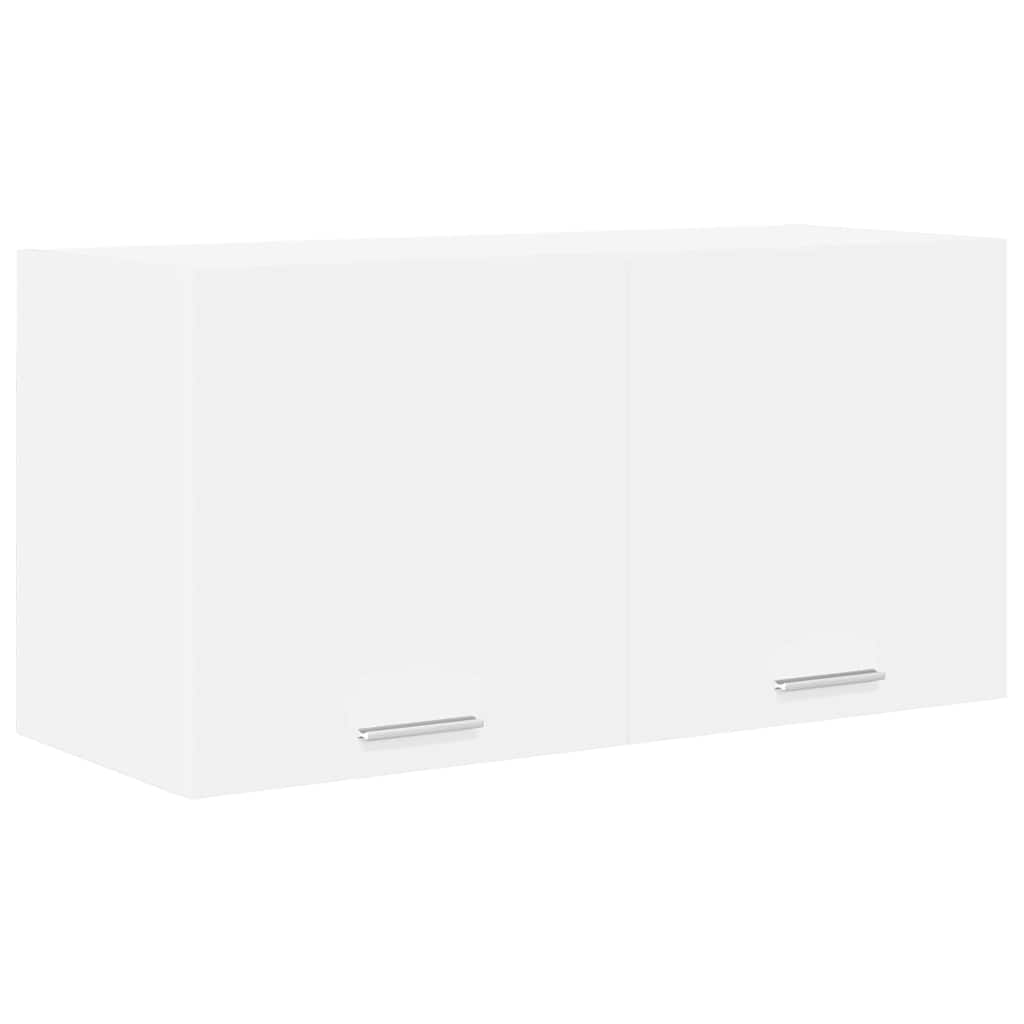 Hängeschrank mit Speicher Weiß 80 x 31 x 40 cm Holzwerkstoff