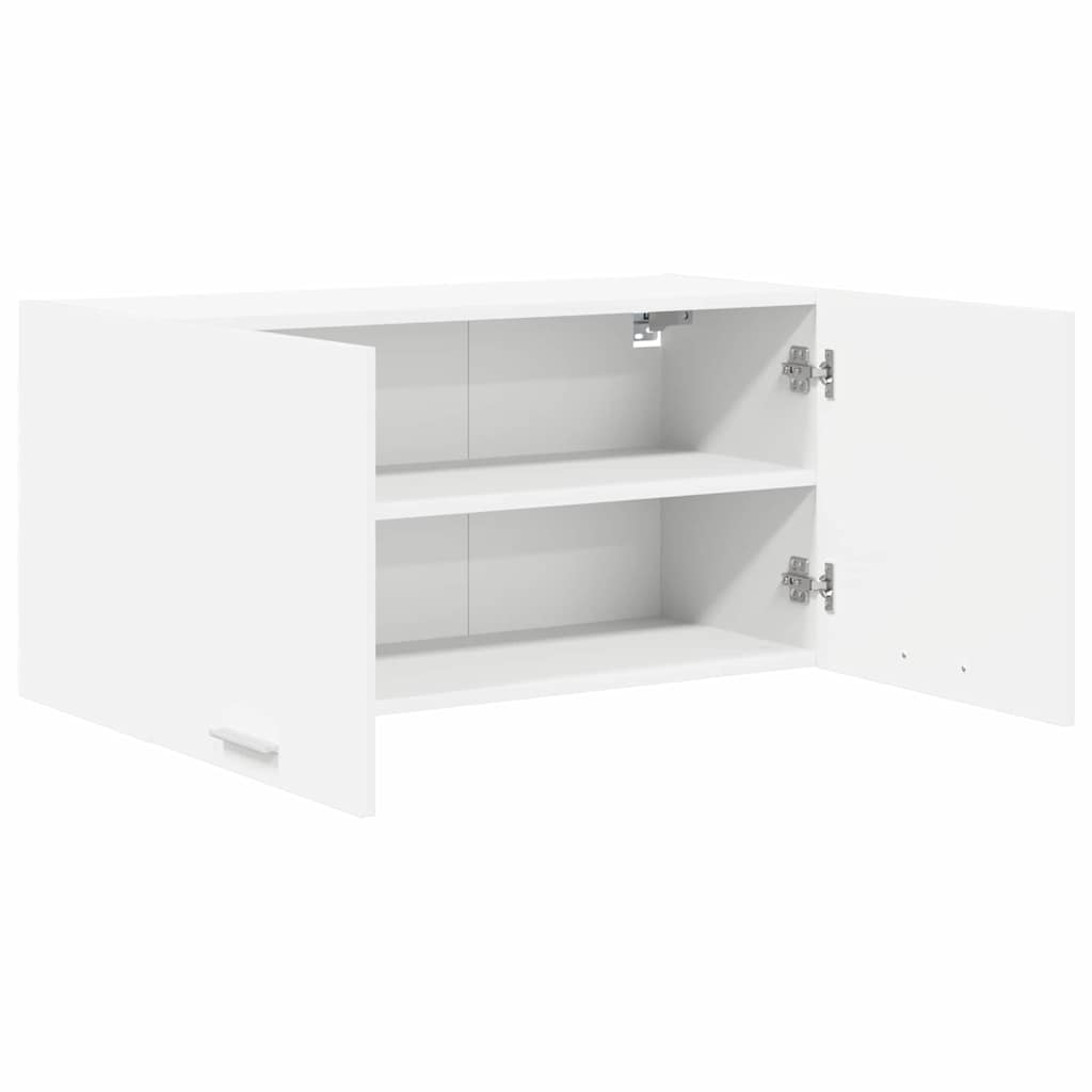 Hängeschrank mit Speicher Weiß 80 x 31 x 40 cm Holzwerkstoff