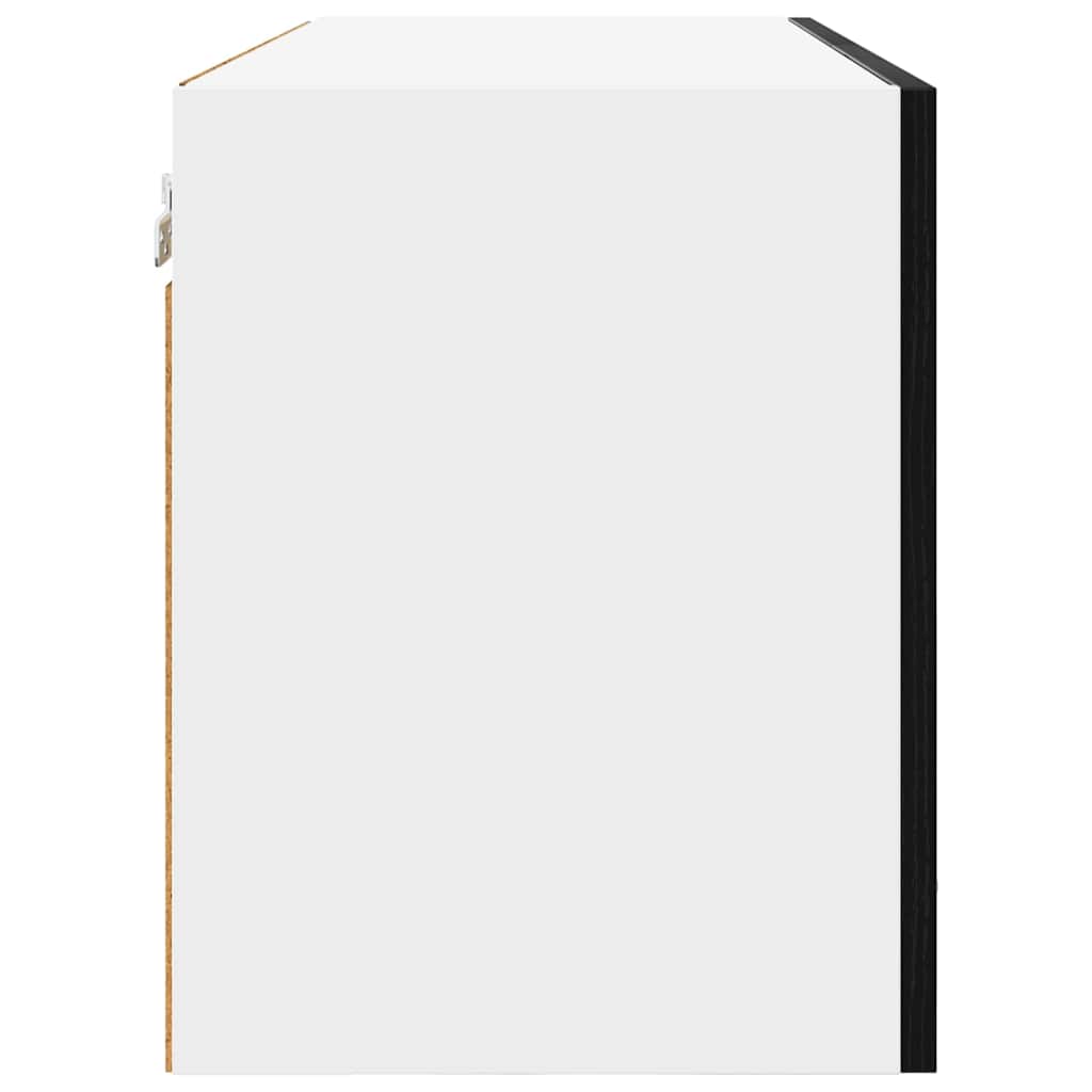 Hängeschrank Schwarz Eichen-Optik 80 x 31 x 40 cm Holzwerkstoff