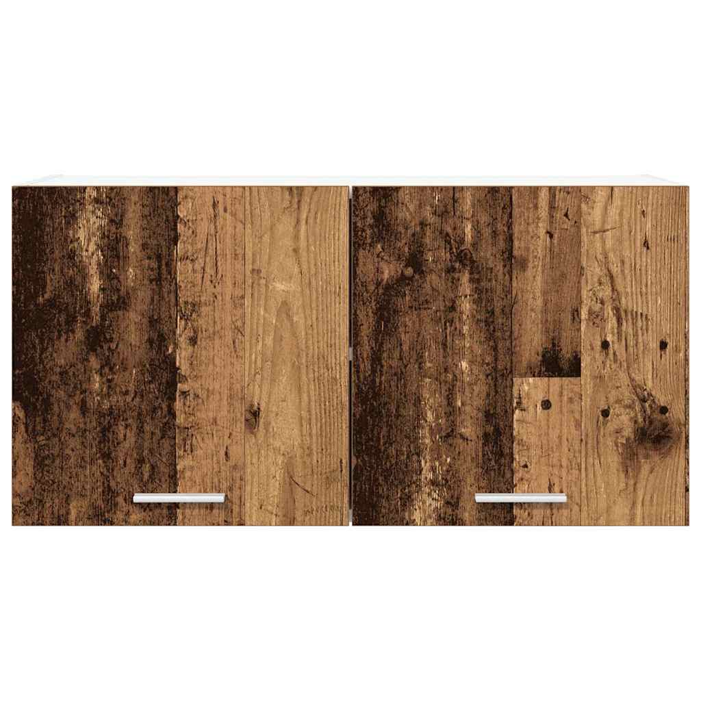 Hängeschrank mit Speicher Altholz 80 x 31 x 40 cm Holzwerkstoff