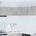 Hängeschrank Betongrau und Weiß 57 x 57 x 40 cm Holzwerkstoff