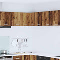 Hängeschrank Altes Holz und Weiß 57 x 57 x 40 cm Holzwerkstoff