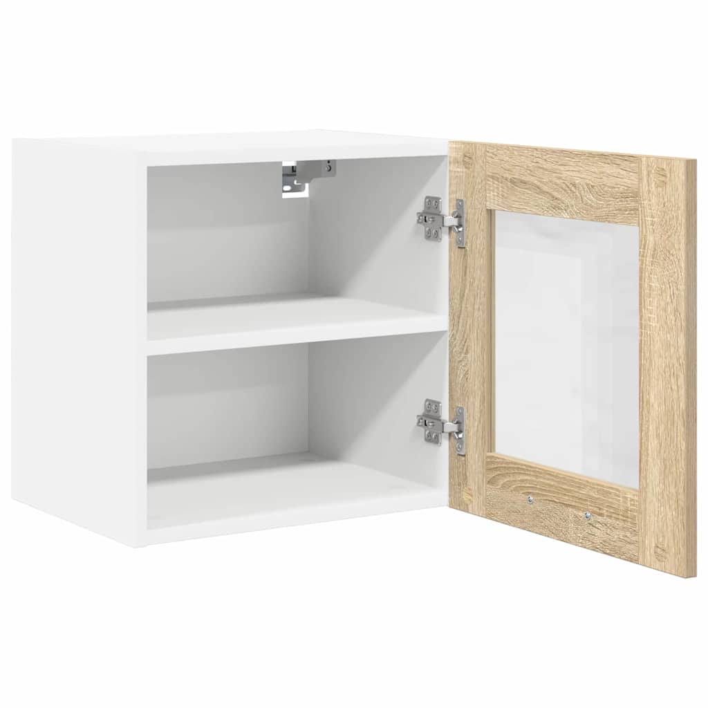 Hängeschrank 2 pcs Sonoma-Eiche 40 x 31 x 40 cm Holzwerkstoff