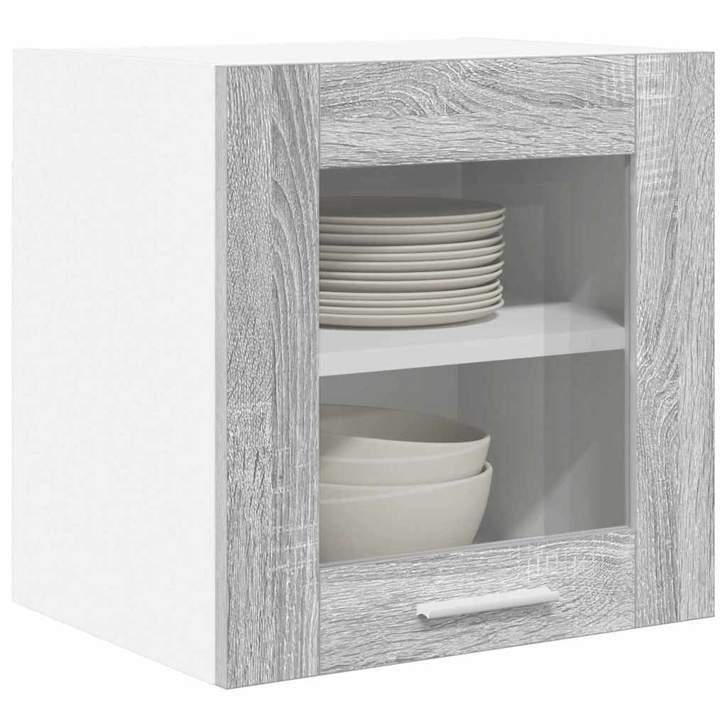 Hängeschrank 2 pcs Graues Sonoma 40 x 31 x 40 cm Holzwerkstoff