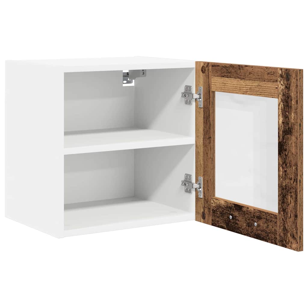 Hängeschrank mit Speicher Altholz 40 x 31 x 40 cm Holzwerkstoff